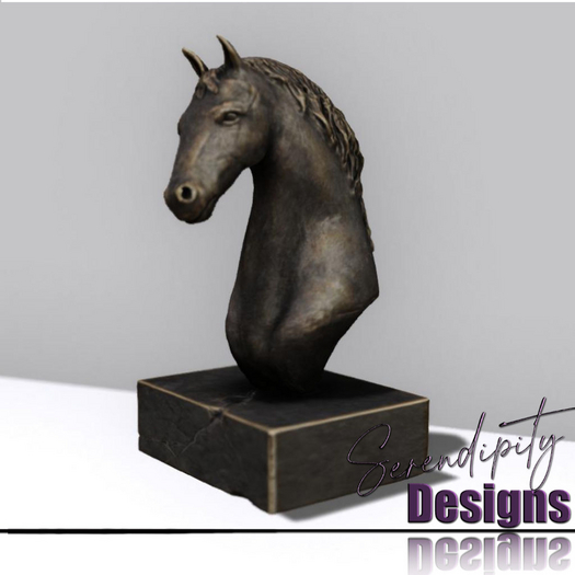 Serendipity Designs - Bronze Horse Bust 