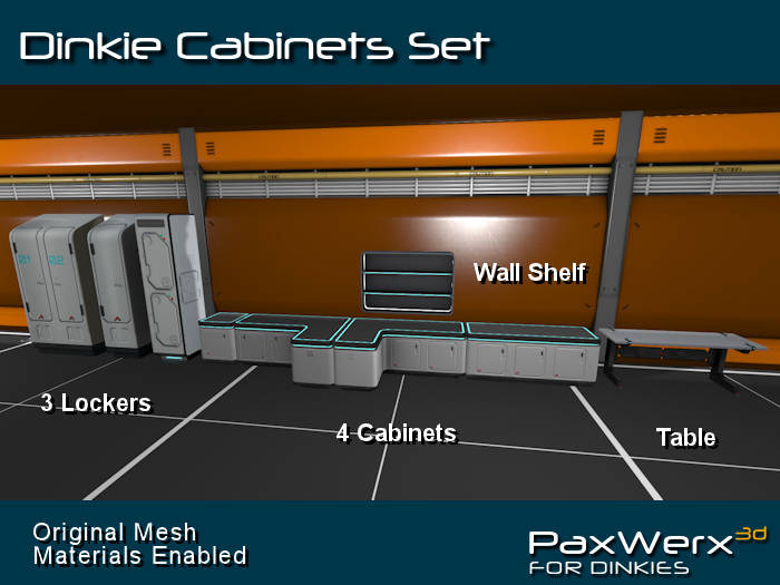 PaxWerx - Dinkie Cabinets Set