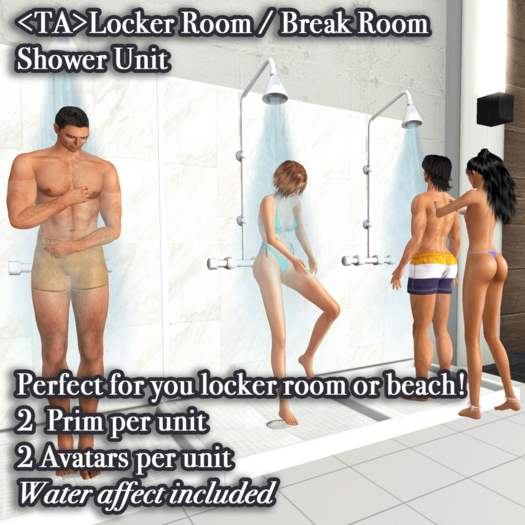 <TA>Locker Room / Break Room Shower Unit