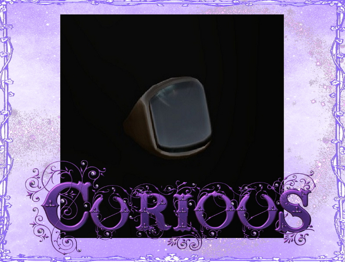 BGD~Curious Men's Dark Lord signet ring