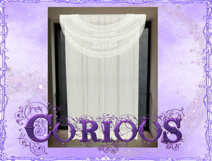 ~Curious ~Aria Drapery White