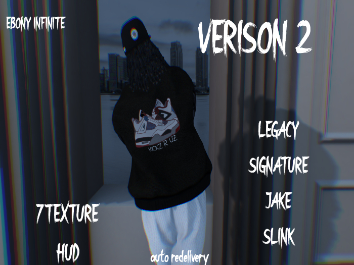 Second Life Marketplace - {EI}EBONY INFINITE- VERISON 2{JACKET}