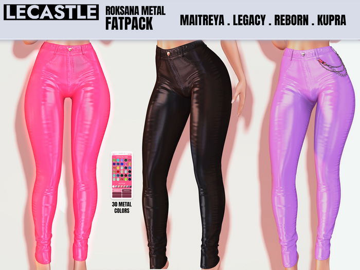 [LECASTLE] Roksana Metal Jeans - NEW! 2022 6309
