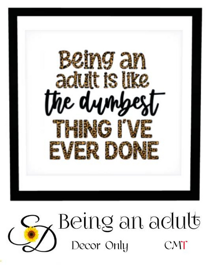 **SD~ Being An Adult
