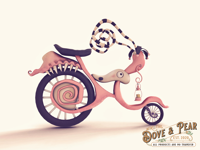 The Dove & Pear :: Creepy Rider PINK
