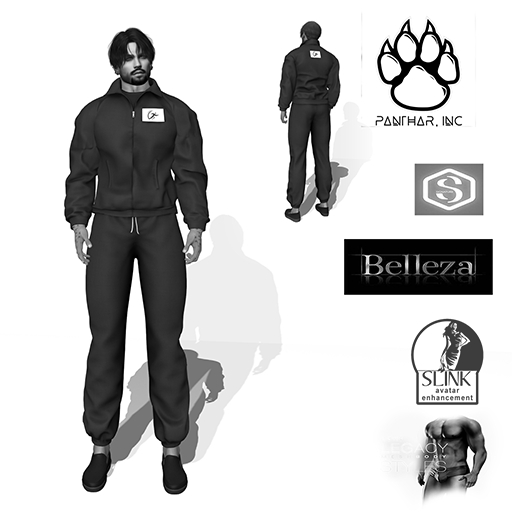 [Panthar, Inc.] Black Track Suit DEMO