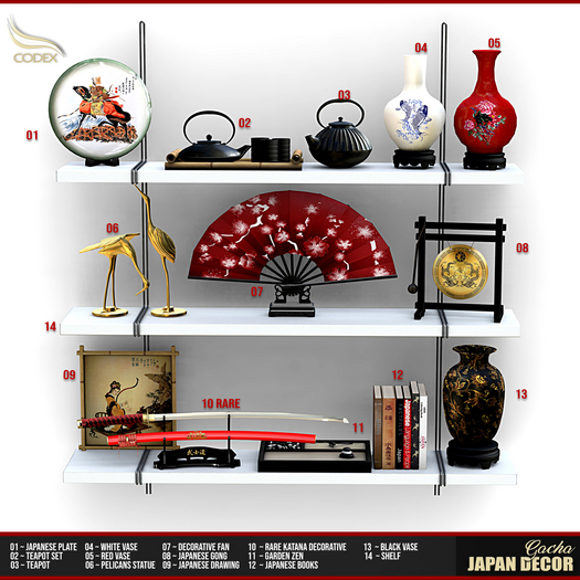 CODEX_Japan decor Gacha Fullpack