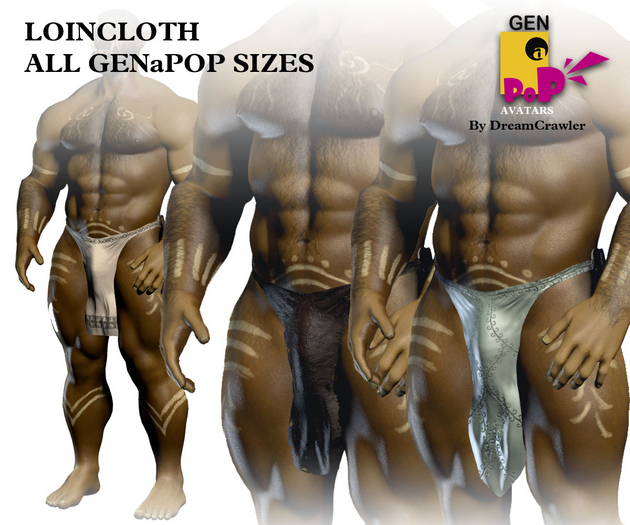GENaPOP Loincloth ( All Sizes Included )