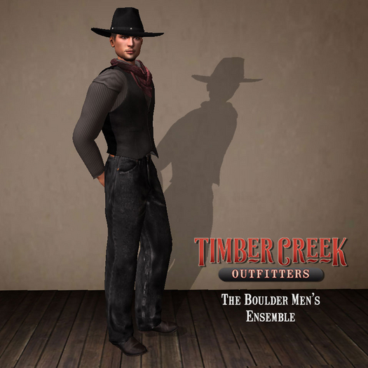 [Timber Creek] The Boulder Men's Ensemble-Black