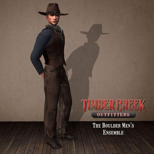 [Timber Creek] The Boulder Men's Ensemble-Dark Brown