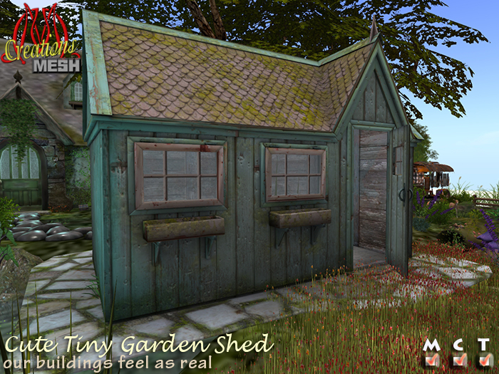 Cute Tiny Garden Shed FP box