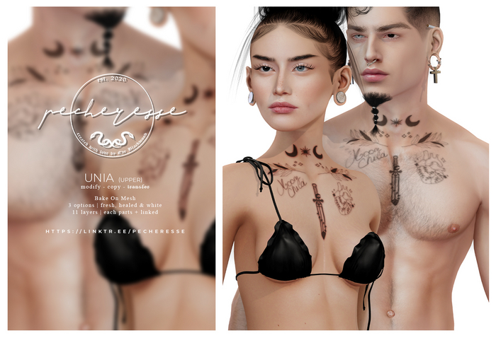 pecheresse. unia tattoo (upper edition)