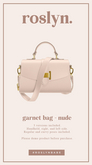 roslyn. garnet bag. nude [unpack]