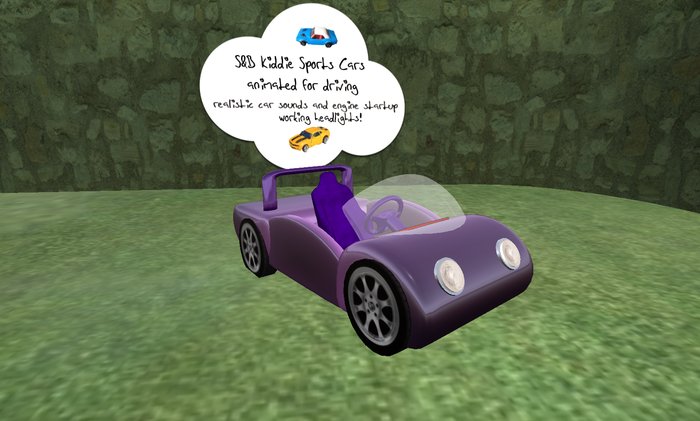 S&B Purple Kids Car 