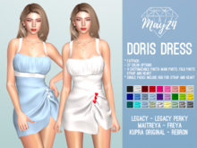 May24 - Doris Dress - Maitreya, Legacy, Legacy Perky, Belleza Freya, Inithium Kupra, Ebody Reborn