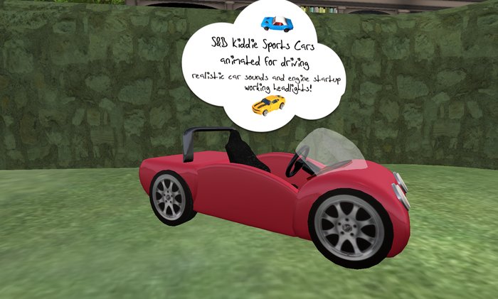 S&B red Kids Car 