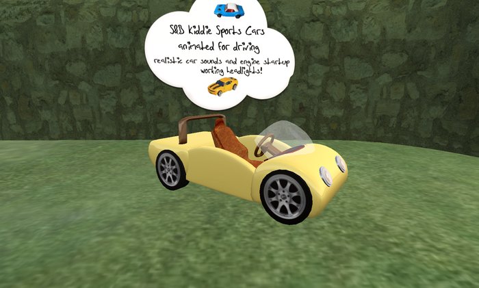 S&B yellow  Kids Car