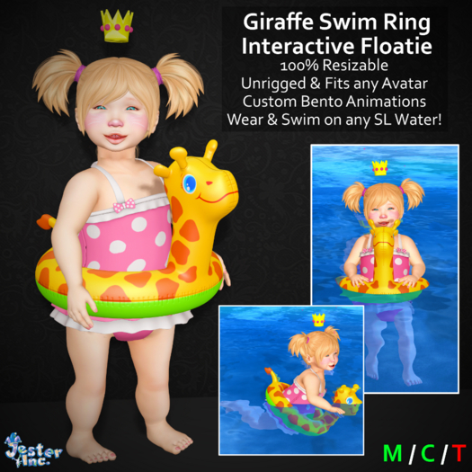 [Jester Inc.] Giraffe Swim Ring!