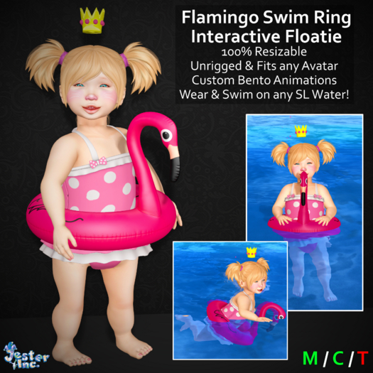 [Jester Inc.] Flamingo Swim Ring!