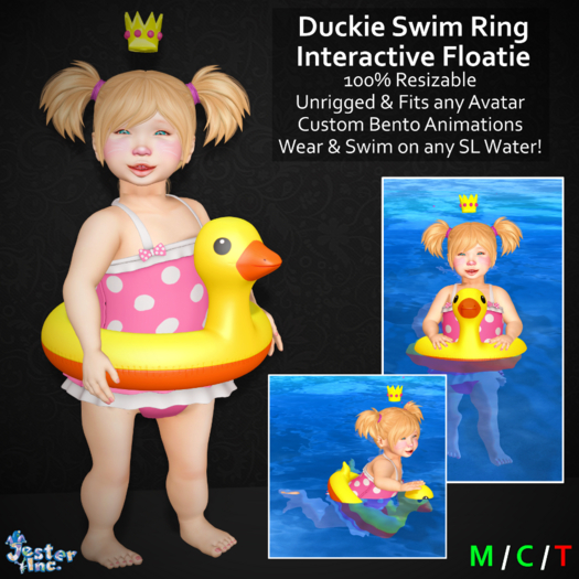 [Jester Inc.] Duckie Swim Ring!