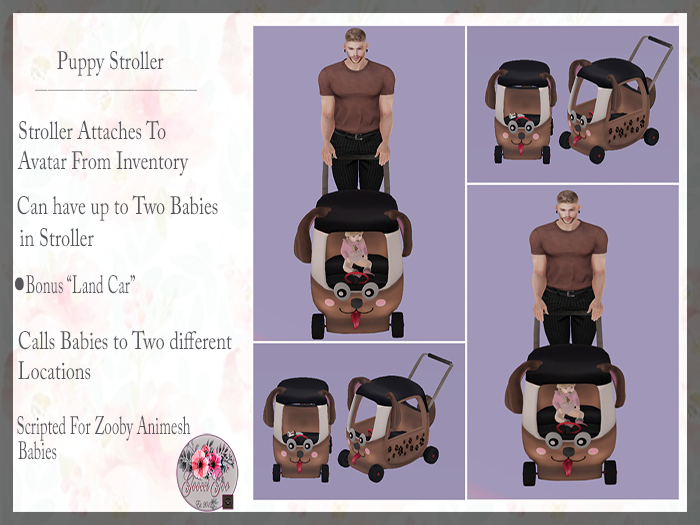 [GG] PUPPY Stroller & Car 