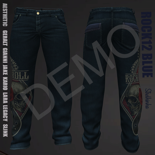 PANTS JEANS MAN ROCK 12 BLUE DEMO