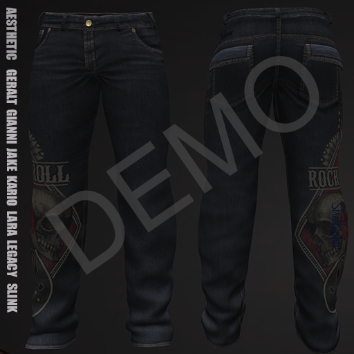 PANTS JEANS MAN ROCK 12 GREY DEMO
