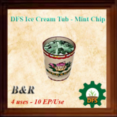 DFS Ice Cream Tub - Mint Chip ( Delicious DFS Ice Cream )