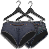 VINYL - Fale Booty Shorts Pak Faded Dark V2
