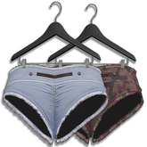 VINYL - Fale Booty Shorts Pak Light Blue V2