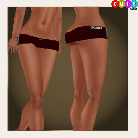 *Cute*_Grenade red  skirt