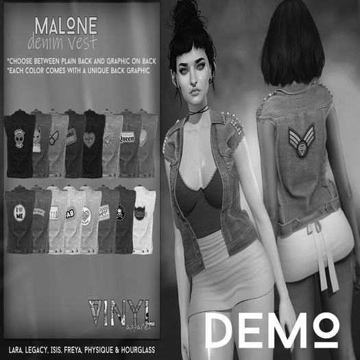 VINYL - Malone Denim Vest Pak DEMO
