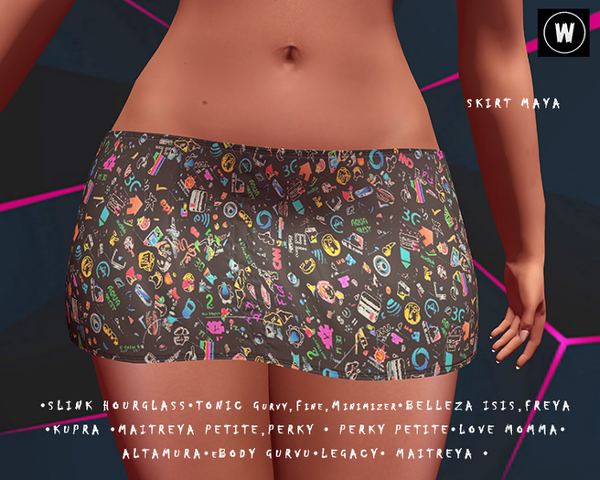 ::W::#006 SKIRT MAYA