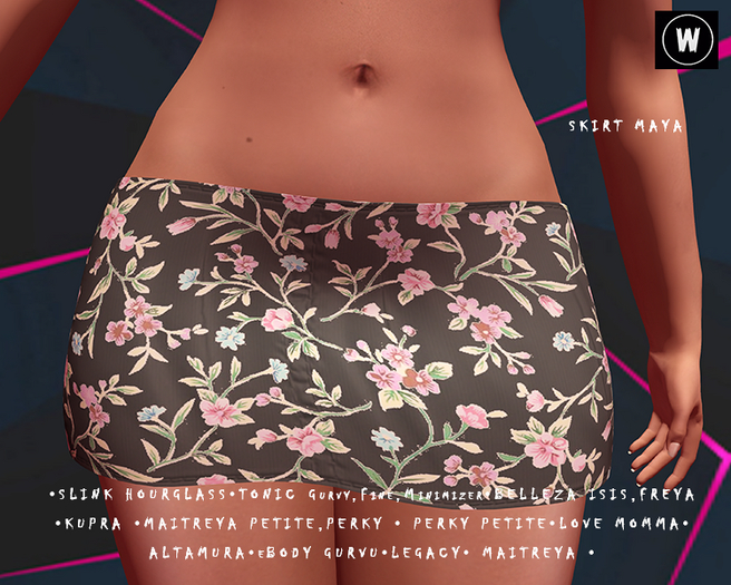 ::W::#006 SKIRT MAYA