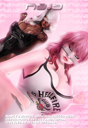 naja // nancy swimsuit influencer pack