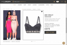 .miss chelsea. Andi Bralet Dark Tie Dye