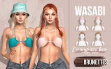 Wasabi // Lemongrass Hair - Brunettes