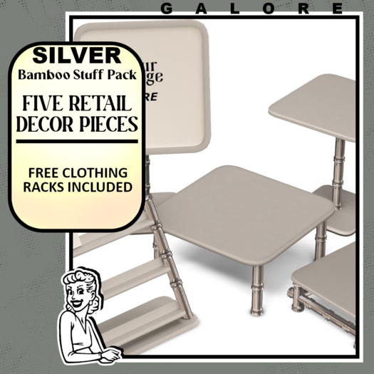 galore- Bamboo - Silver Retail Stuff Pack