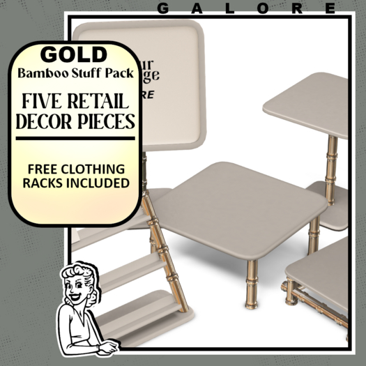 galore- Bamboo - Gold Retail Stuff Pack