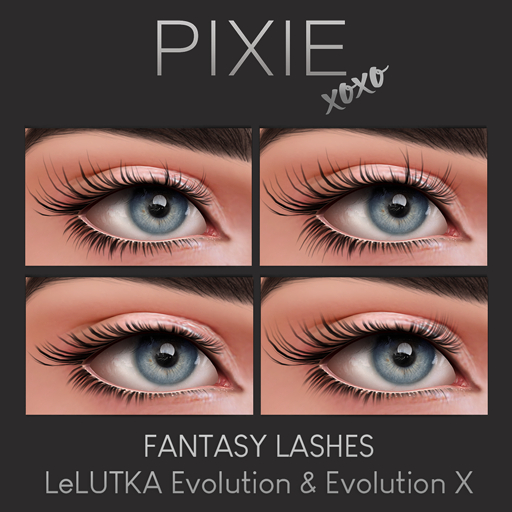 PIXIE - FANTASY LASHES (LELUTKA EVOLUTION & EVOLUTION X)