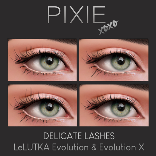 PIXIE - DELICATE LASHES (LELUTKA EVOLUTION & EVOLUTION X)