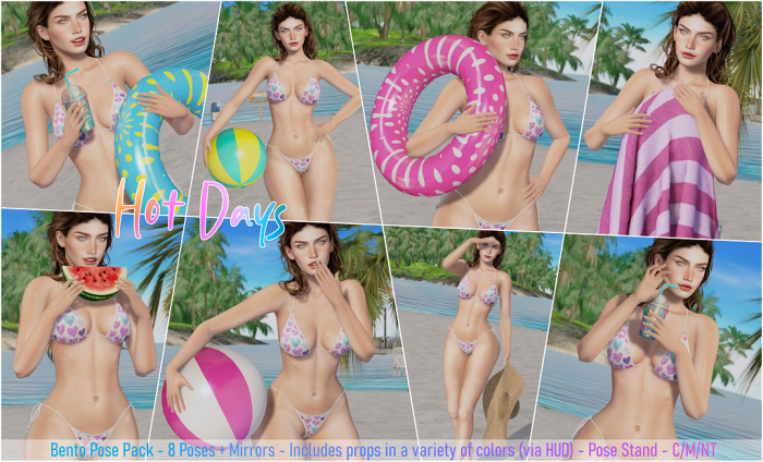[piXit] Hot Days - Pose Pack