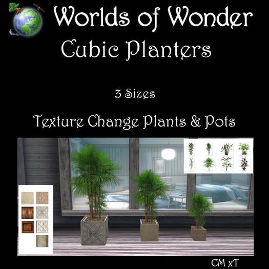 WoW TTCM Cubic Planter Set