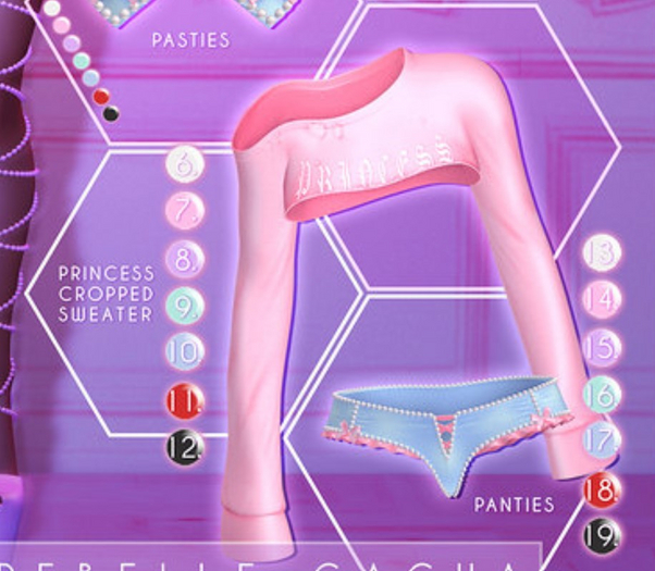 Moon Elixir - Princesse Rebelle - 17 - Lara - Panties - Blue