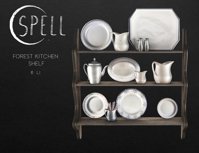 SPELL : Forest Kitchen Shelf