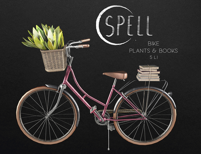 SPELL : Bike -Plants & Books