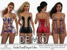 Demo Charlie Overall Fatpack Colors - Maitreya Lara, Lara Petite, Kupra Original, Legacy, Reborn, Juicy - FashionNatic