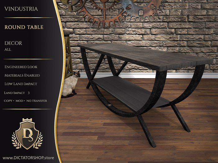 [Ds] Vindustria - Round Table Decor