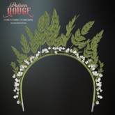 POISON ROUGE Koire Flowers Crown White