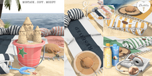  Dahlia - Montauk - FATPACK - PG - Cuddle Beach Towel & Beach Accessories